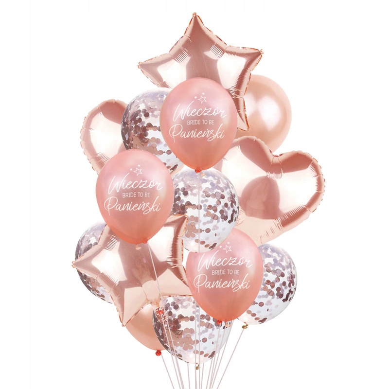 

Balony na Wieczór Panieński z Konfetti 13szt