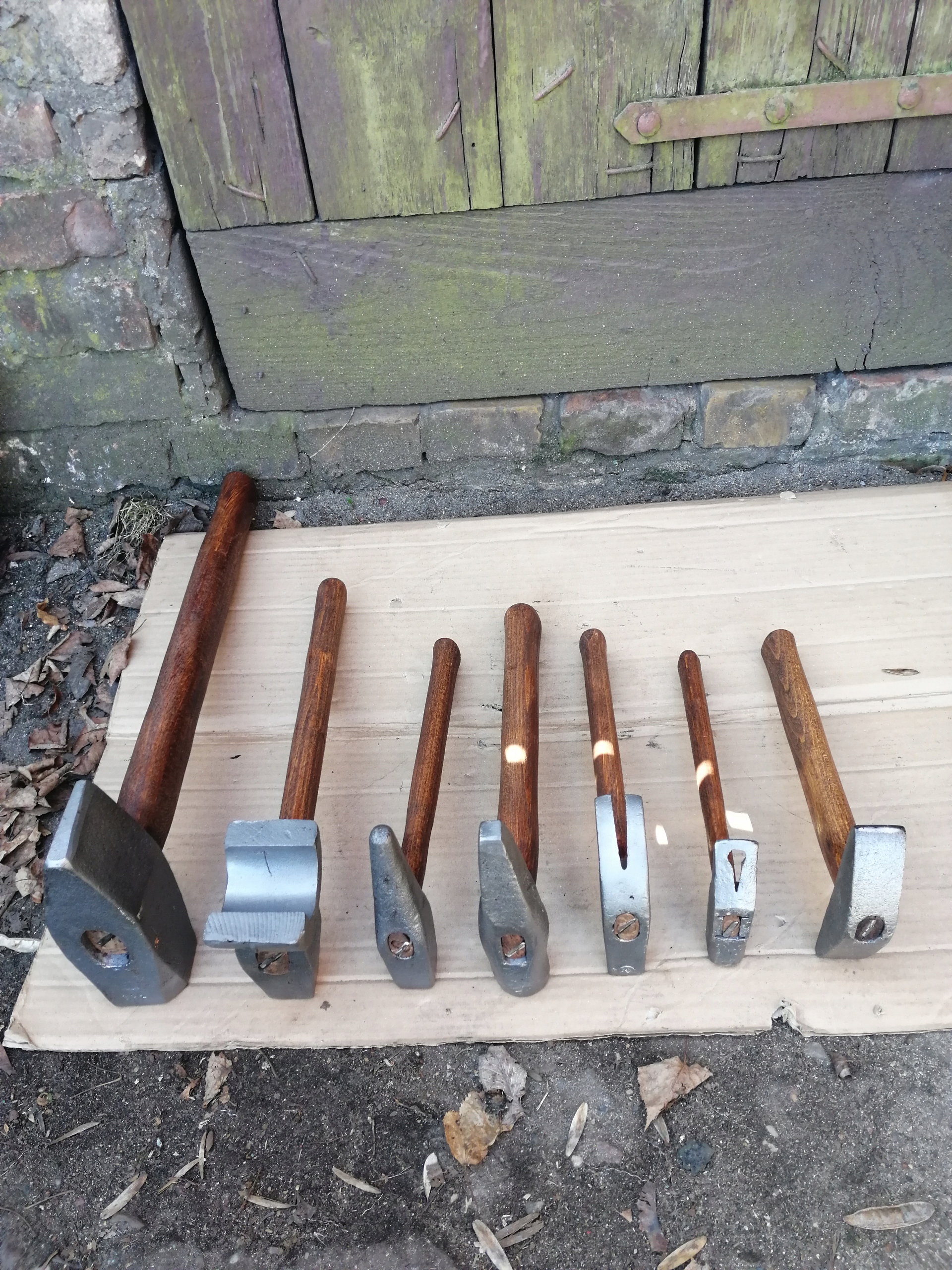 MŁOTKI KOWALSKIE I INNE 7 SZTUK KOMPLET