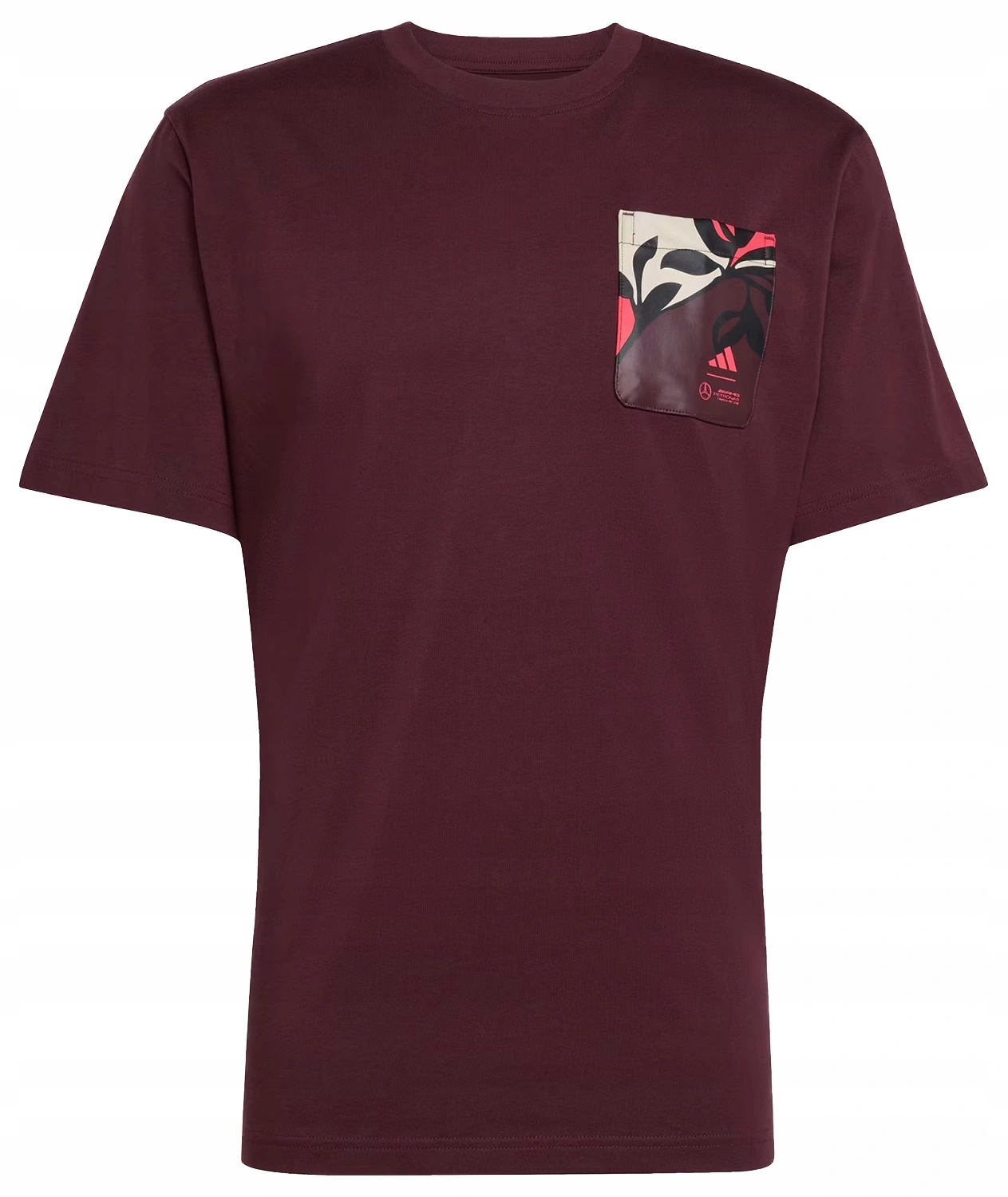 Tričko Mercedes Amg Petronas F1 adidas Summer Graphic Aurora Ruby r.M
