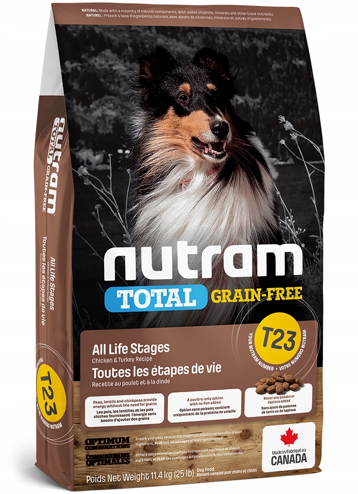 Nutram T23 Total Grain Free Krůta, kuře 2 kg Holistický dospělý pes