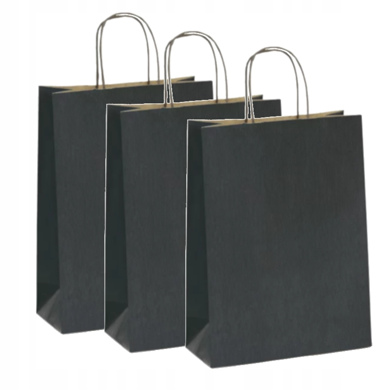 

Torba Papierowa 31x12x41 3 szt czarna 100g/m2 A3