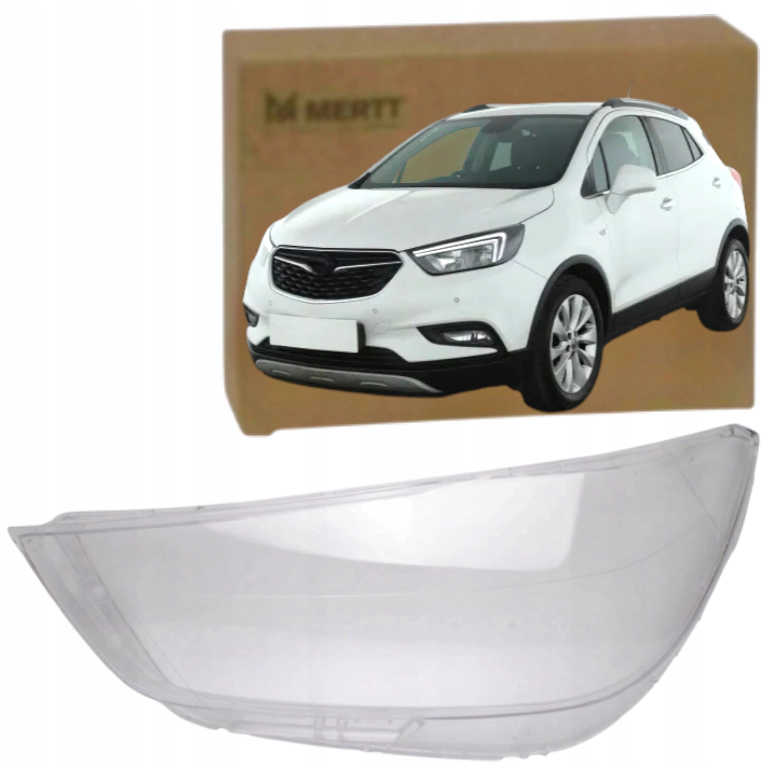 Opel Mokka X LCI 2016-2019 Klosz sklo předního světlometu Levé