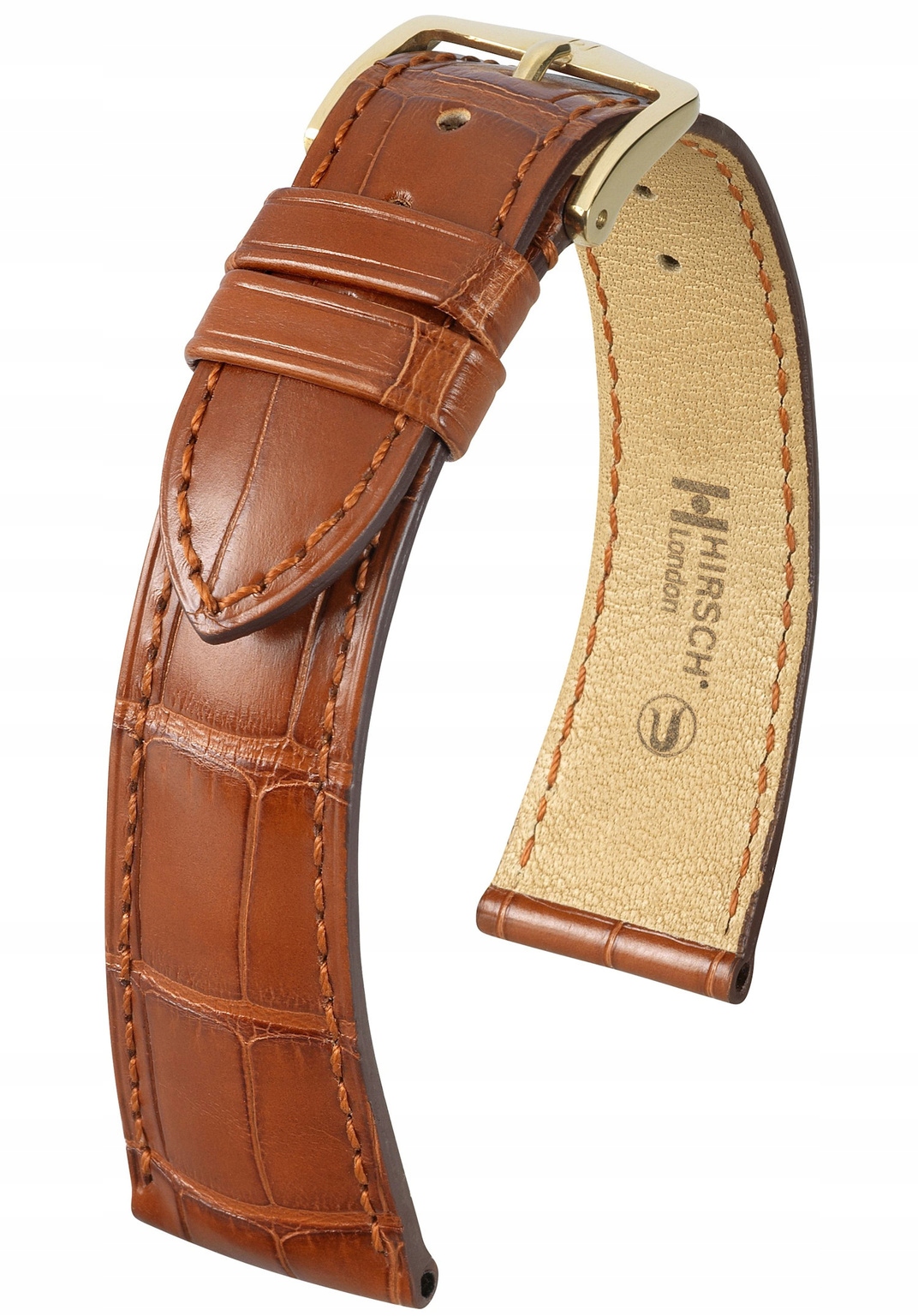 Elegantní Pásek Na Hodinky Z Aligatorové Kůže Hirsch Premium L 19/14 mm