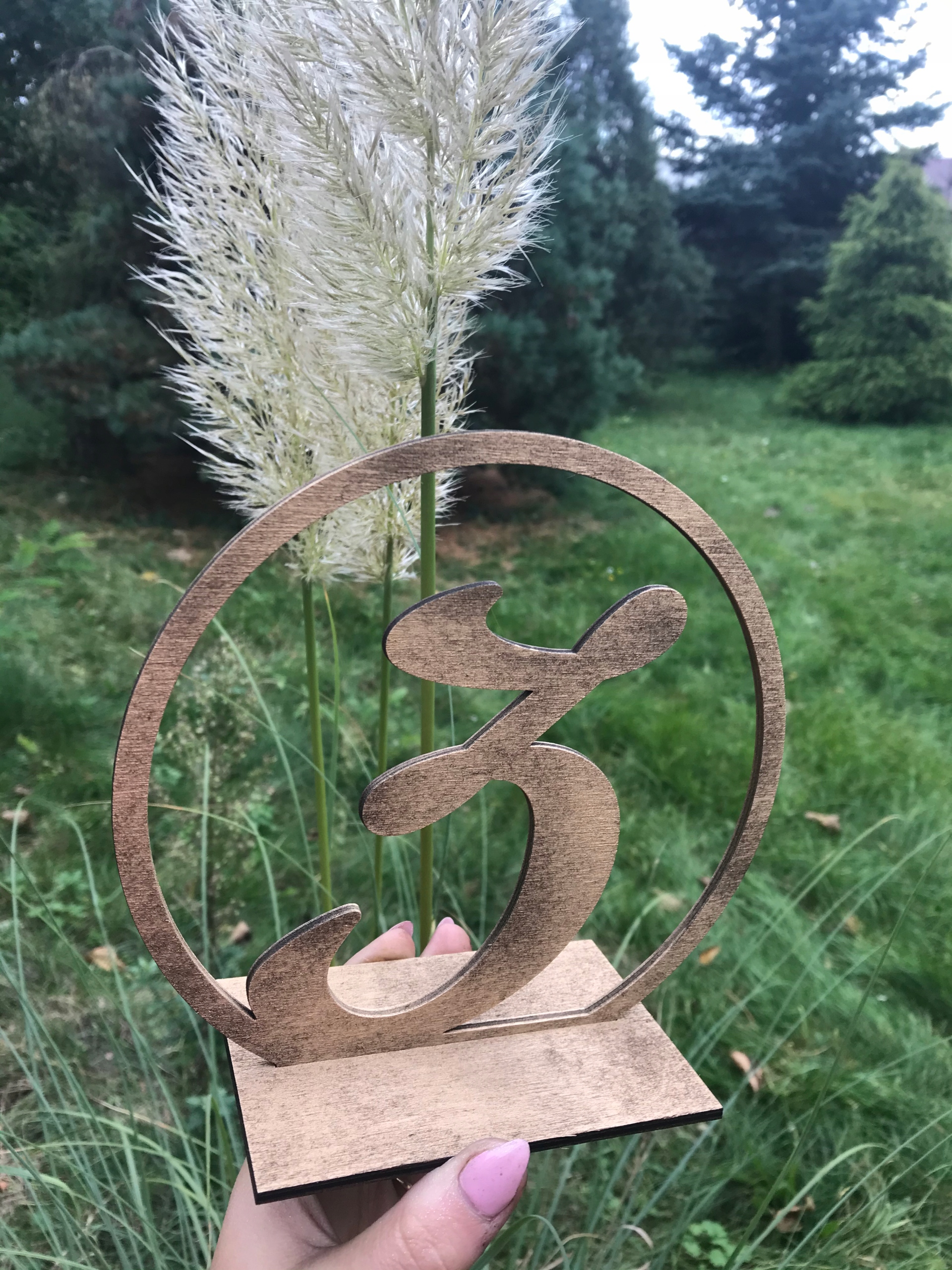 Numery stołów wesele numerki na stolik ślub 1-10 Cechy dodatkowe możliwość wykonania graweru/napisu