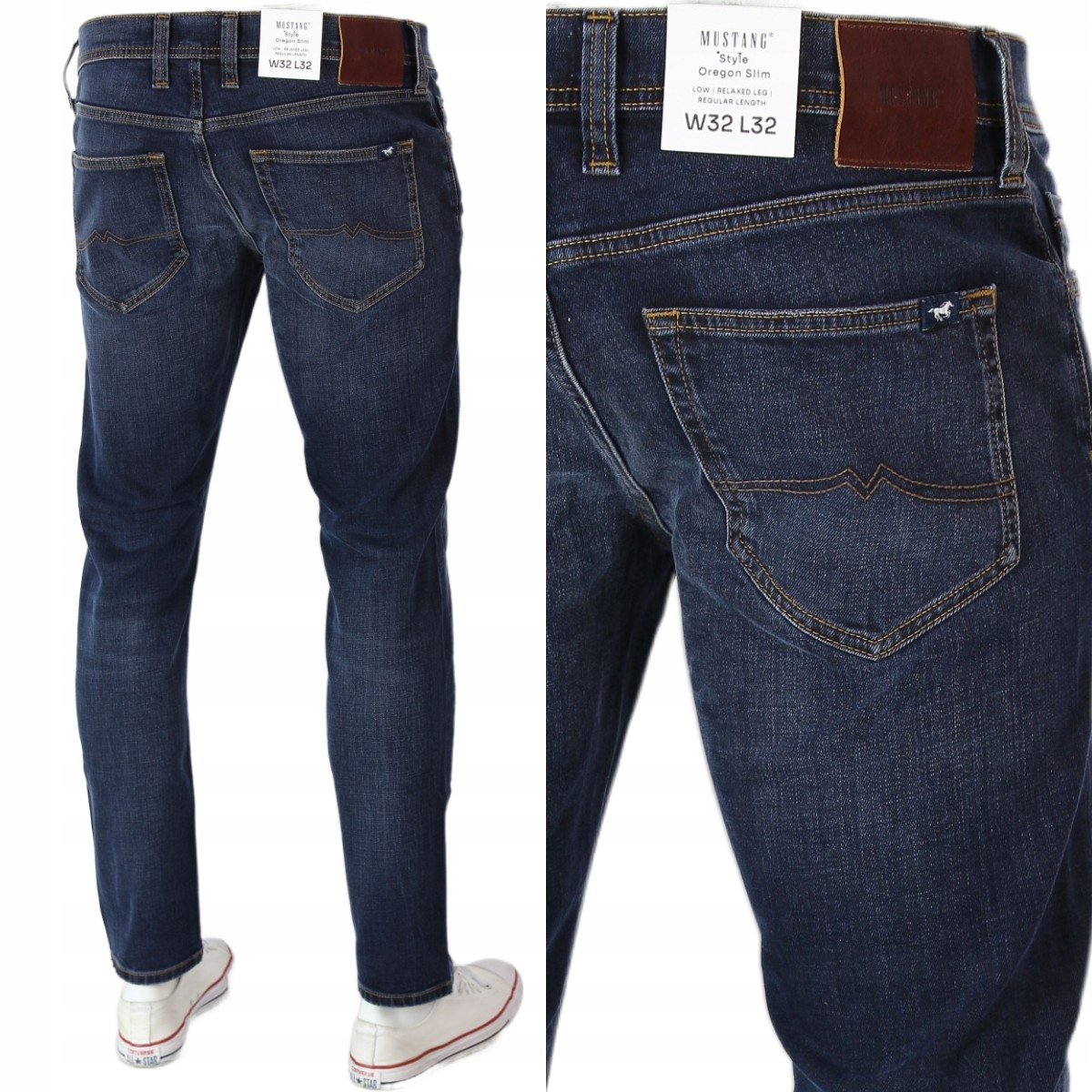 Mustang Oregon Slim Tapered Spodnie Jeans W32 L32