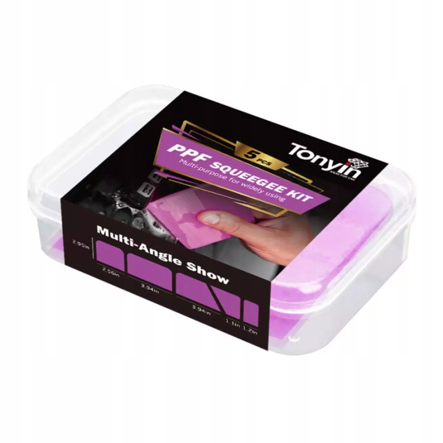 Tonyin Ppf Squeegee Kit zestaw rakli do folii, rakle