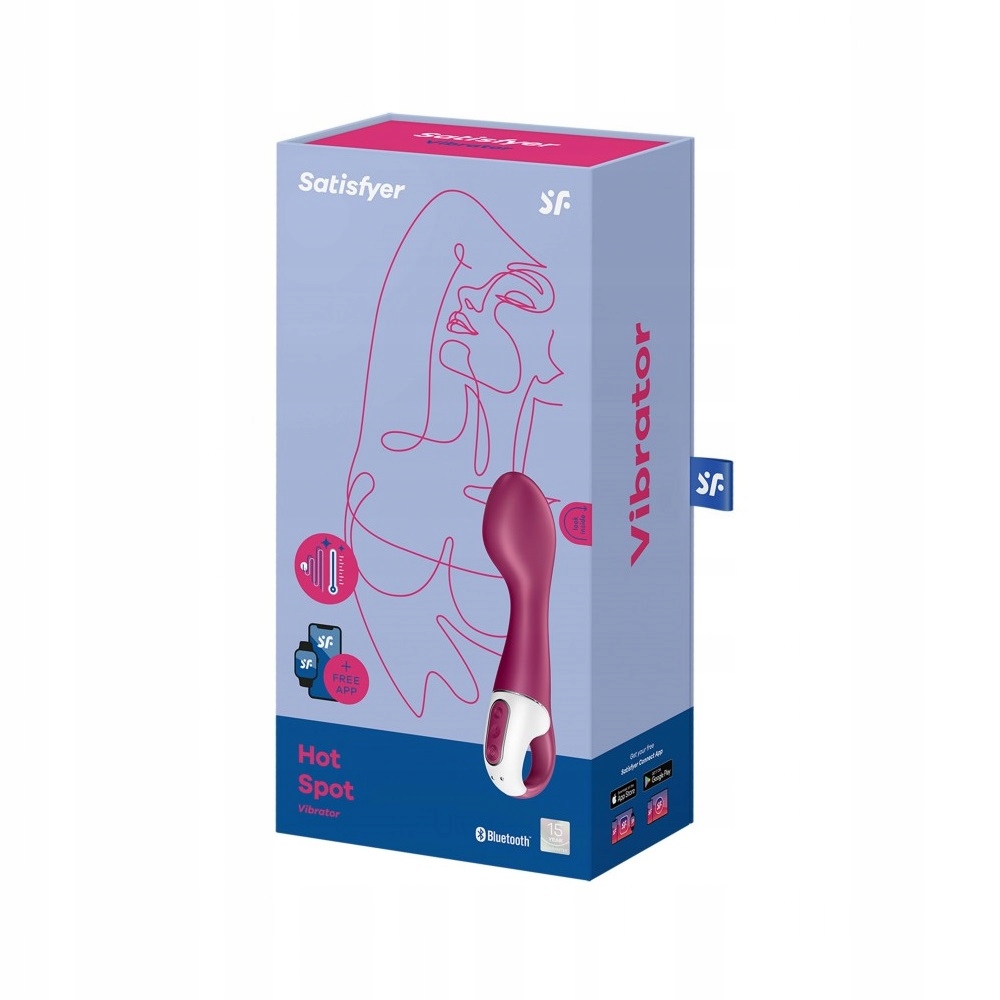 

Satisfyer Hot Spot podgrzewany wibrator Violet