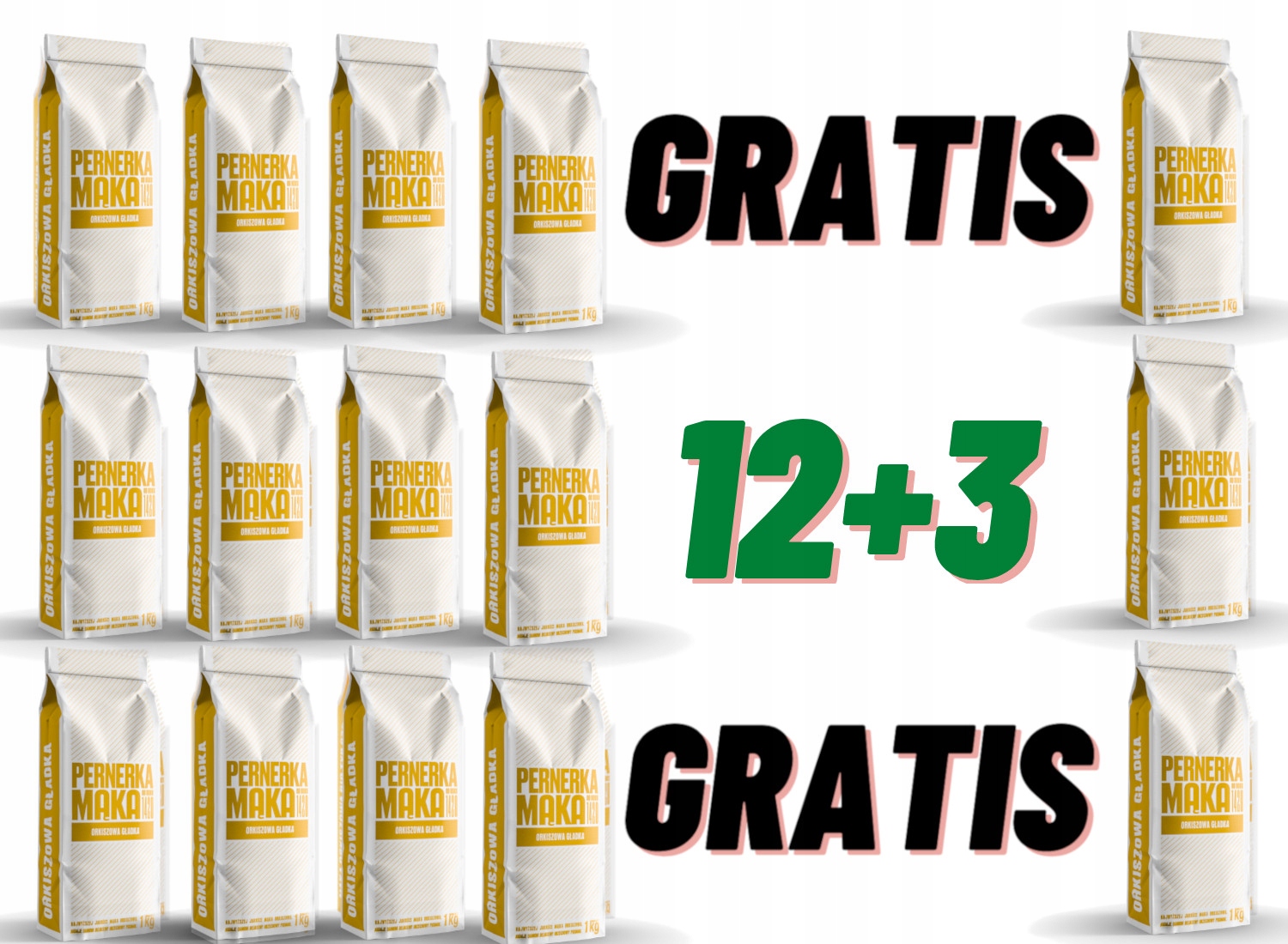 Mąka Orkiszowa Jasna Typ 630 15KG Pernerka