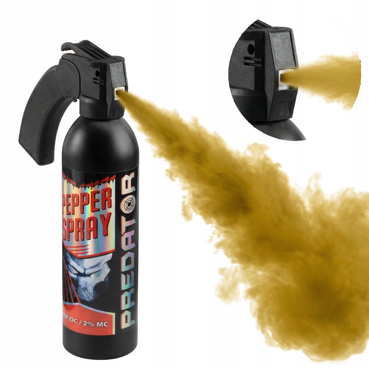 Gaz Pieprzowy Predator 550 ML Stożek Mgły G034