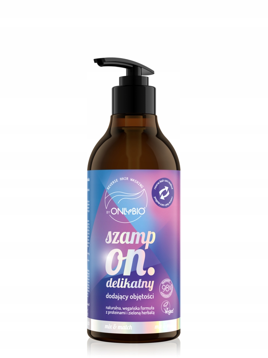Onlybio Szampon delikatny dodający objętości 400ml