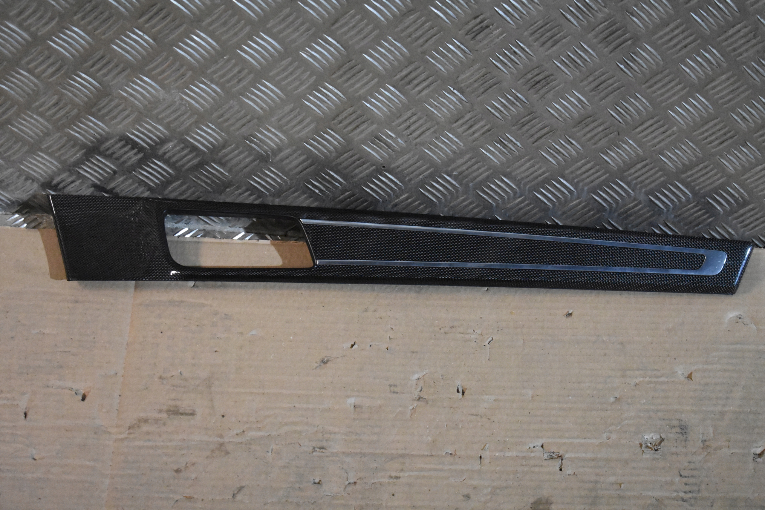 IDEALNA moulding DECOR door CARBON front right PORSCHE PANAMERA 971 1