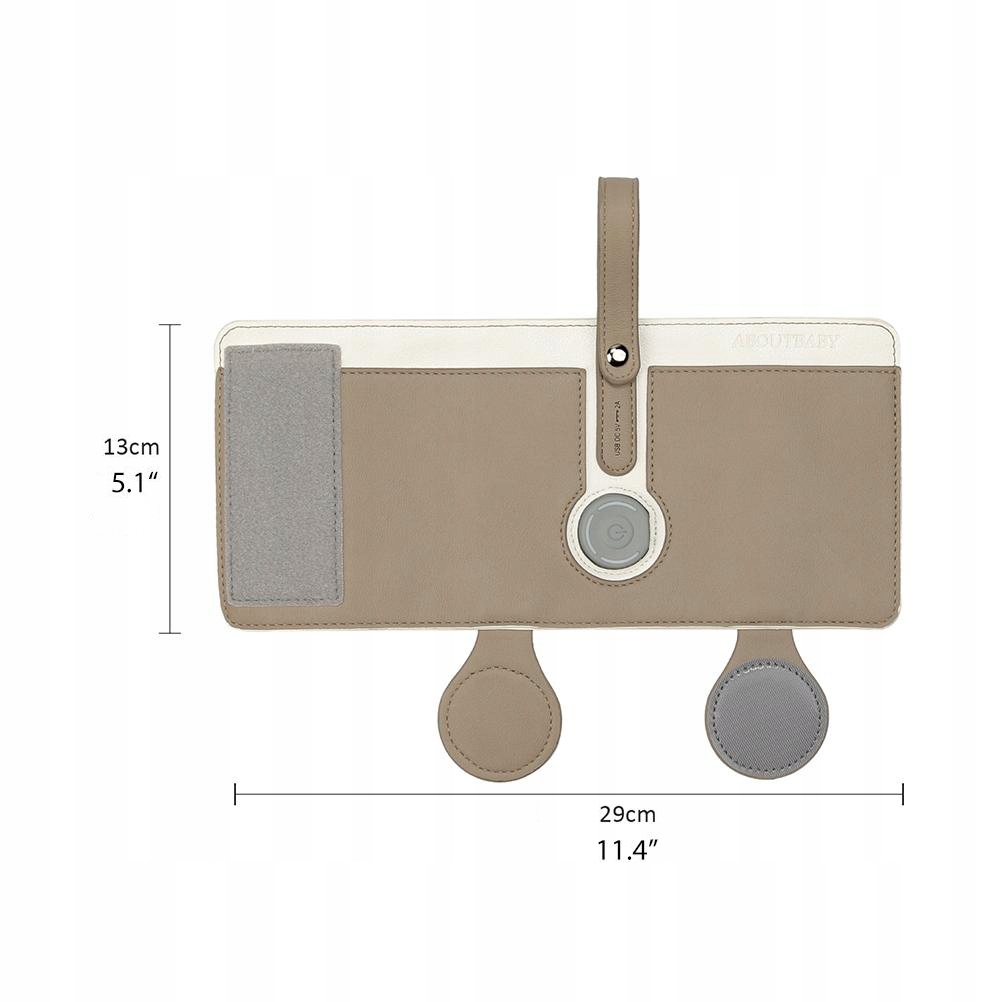 PRZENOŚNY ELEKTRYCZNY PODGRZEWACZ BUTELEK TERMOS Kolor brązowy