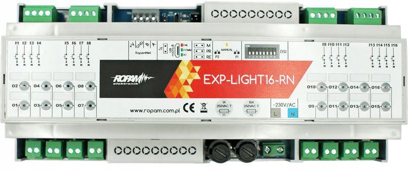Ovladač osvětlení Ropam EXP-LIGHT16-RN
