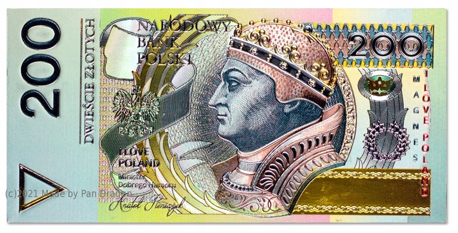 

Magnes I Love Poland 200 Zł