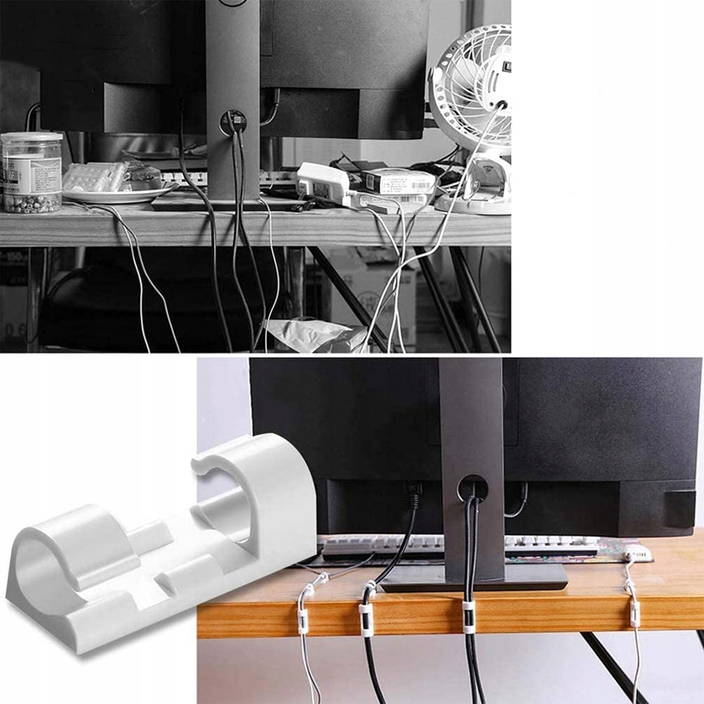 20x ZESTAW ORGANIZER UCHWYT ZACZEP MASKOWNICA KLIPS DO KABLI SAMOPRZYLEPNY Kod producenta 04774