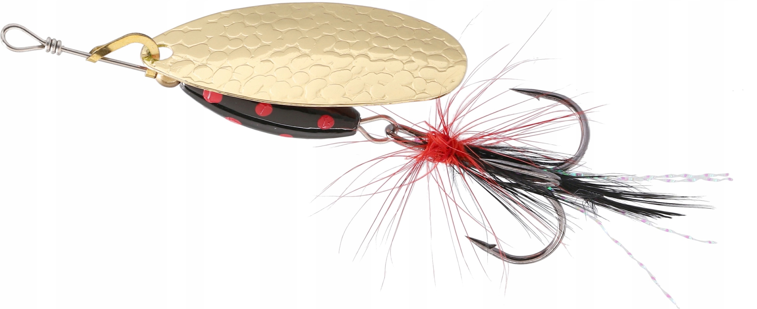 Błystka Obrotowa Mikado M-grub nr 3 Złota Black Tiger
