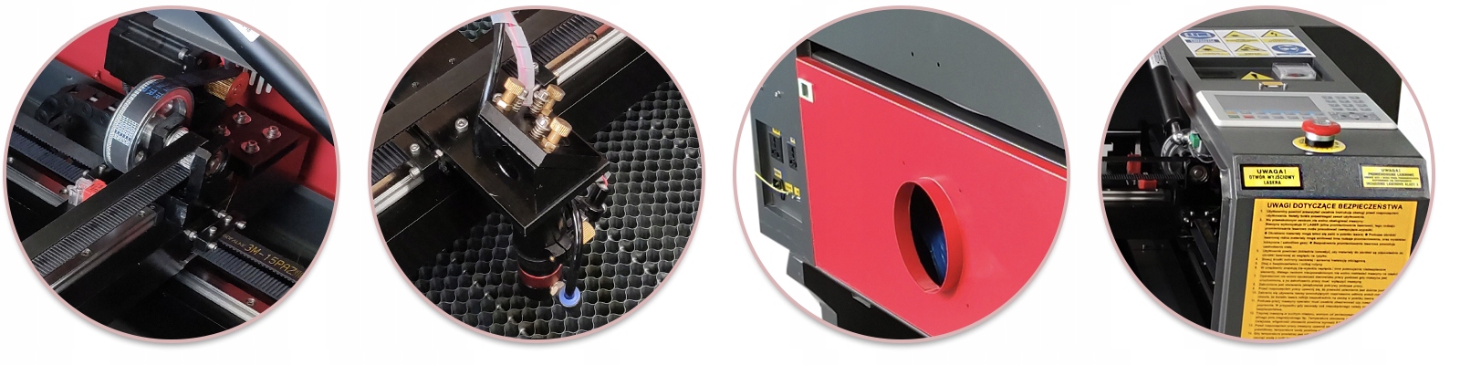 PLOTER LASEROWY CO2 3050 60W RDWorks RUIDA PL PREMIUM LASER SOKÓŁ Moc lasera 60 W