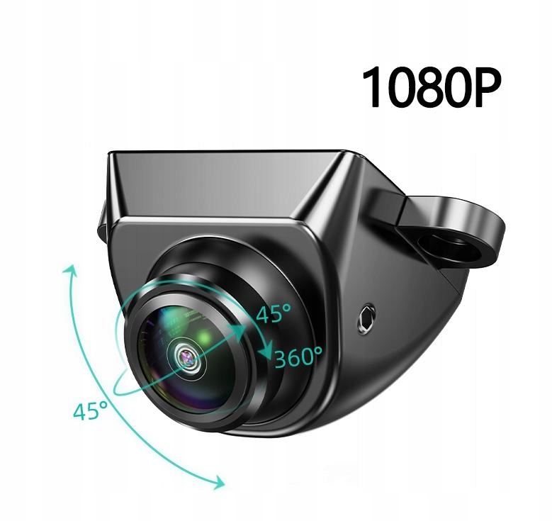 Uniwersalna Kamera Cofania Fisheye 1080P 170° Regulacja 360° Jakość Premium