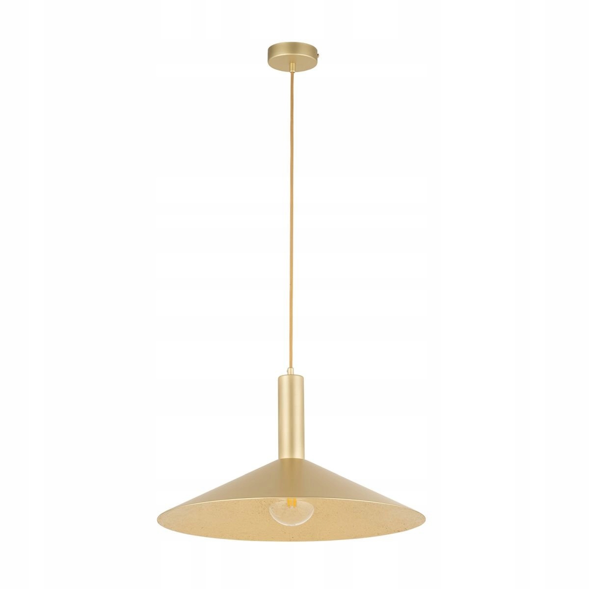 Zlatá závěsná lampa ve tvaru kužele Capri S 41006 Sigma Lighting