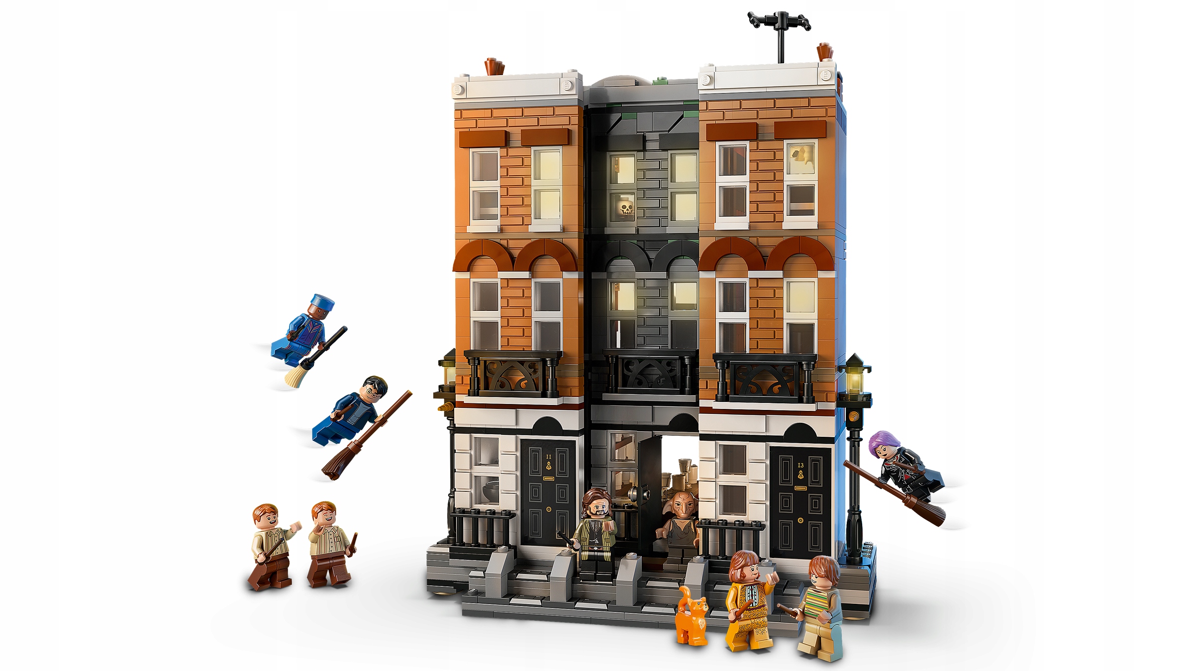 LEGO Harry Potter 76408 12 Grimmauld Place Street Длина упаковки 48 см
