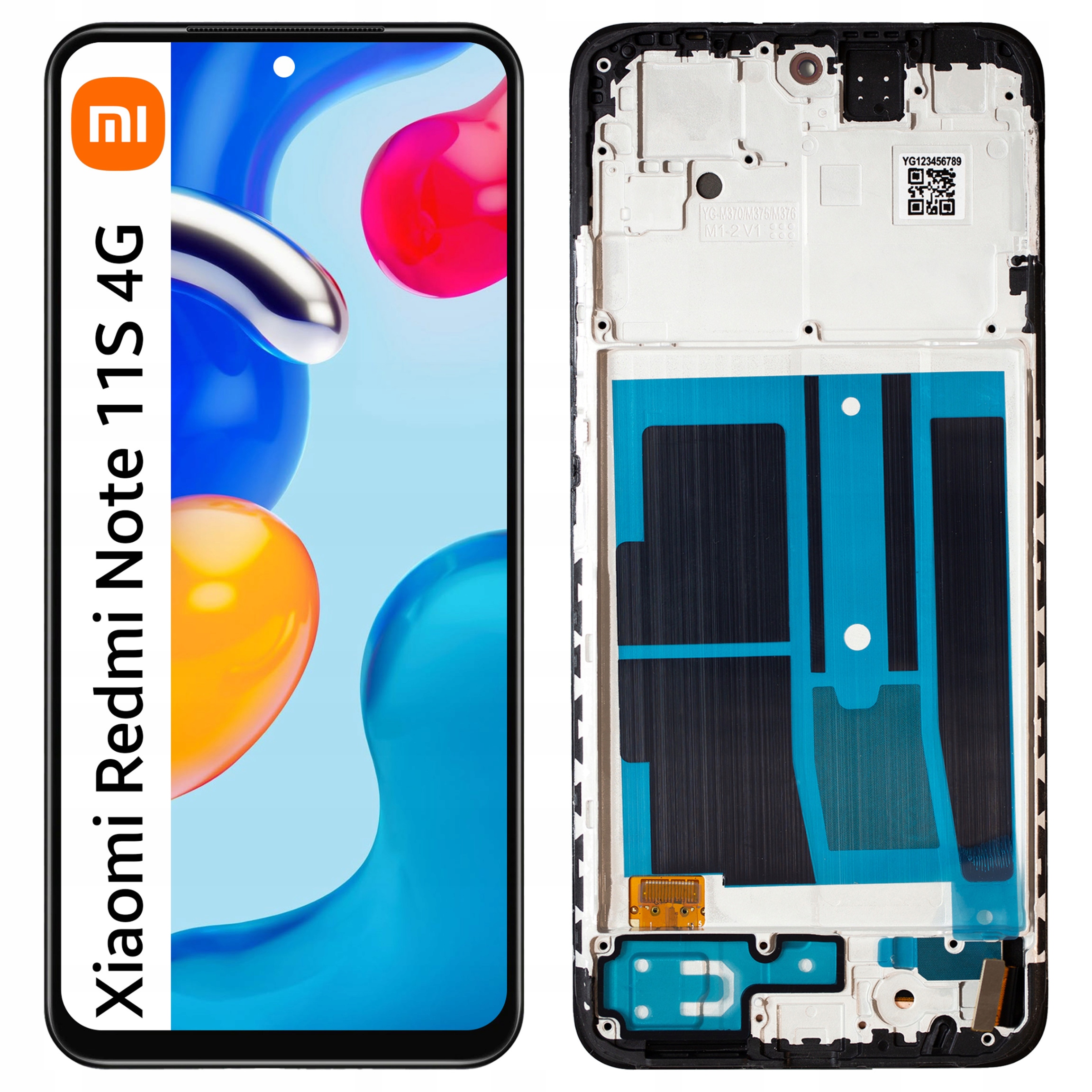 Displej pro Xiaomi Redmi Note 11S 4G LCD Oled displej Rámeček 2201117SG