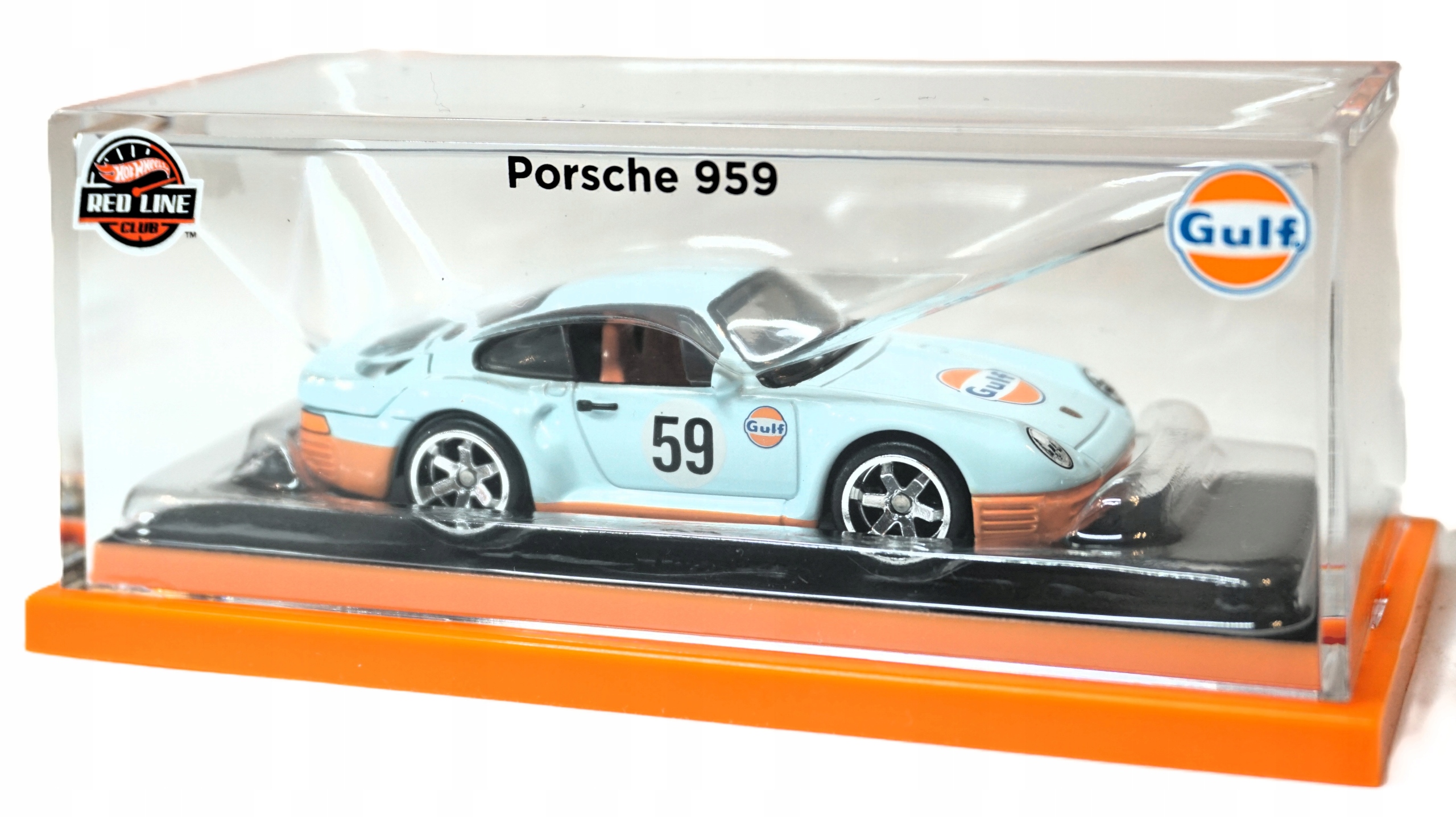 HOT WHEELS 2025 1986 PORSCHE 959 GULF EDITION RED LINE CLUB JCP15