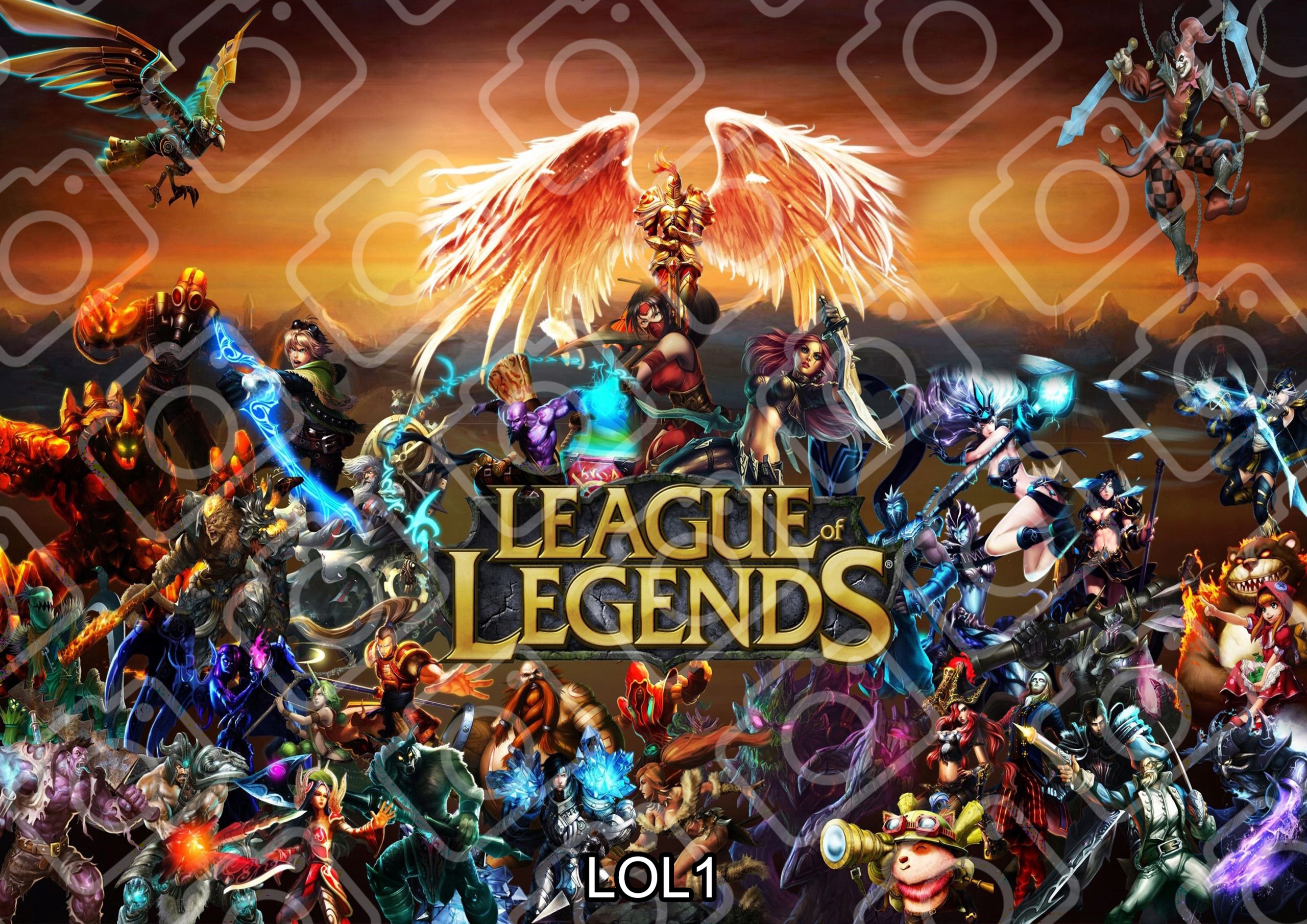 Opłatek na Tort Waflowy A4 LEAGUE OF LEGENDS Kod producenta OWA4_LOL