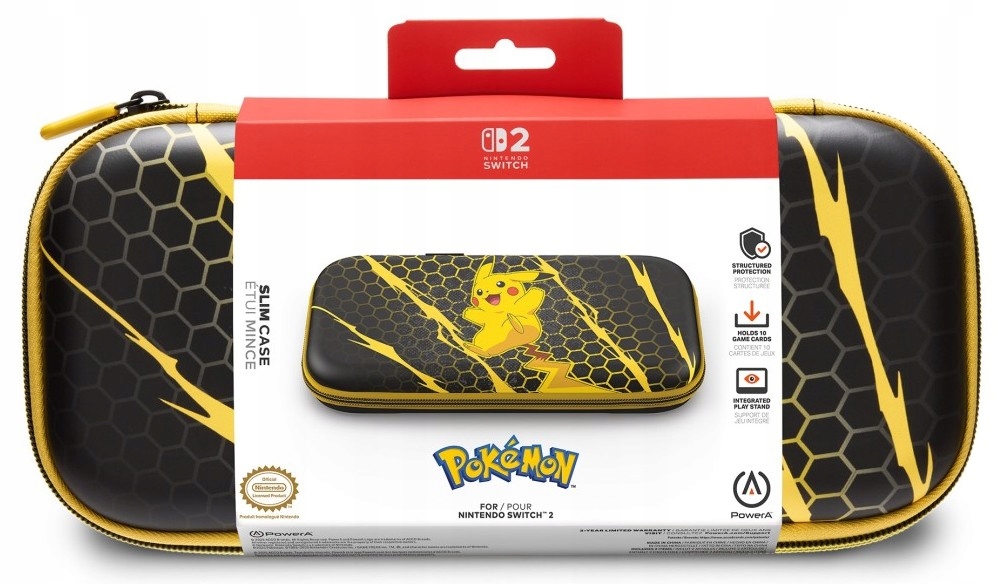 PowerA SWITCH2 Licencjonowane Etui slim na konsole Pokemon: Pikachu Storm