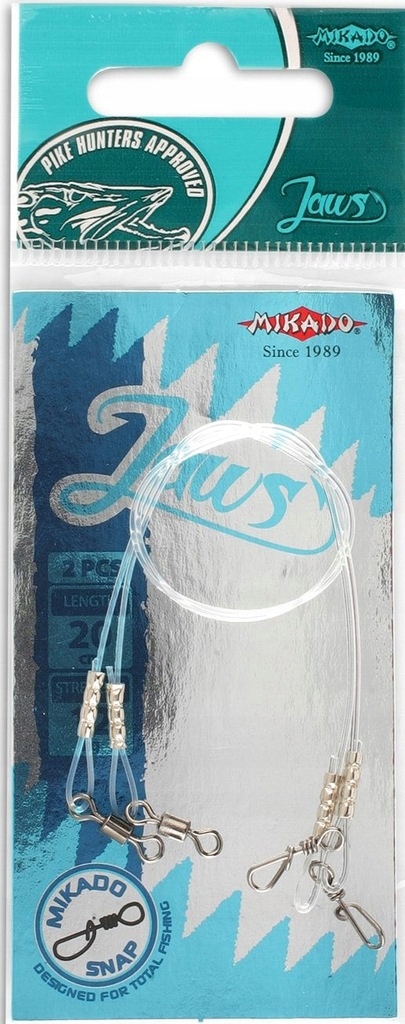 Przypon Mikado Fluorocarbonowy Jaws 45cm 23