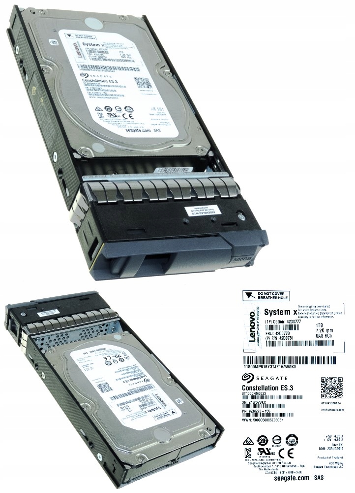 Lenovo 42D0778 1TB 7.2K Sas 3.5'' ST1000NM0023