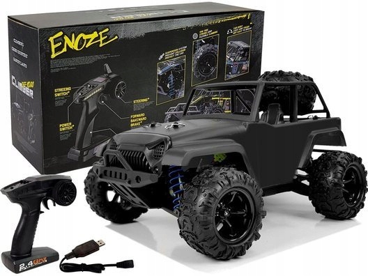 Terenówka Off- Road zdalnie sterowana 1:18 czarna Lean Toys 480x250 mm