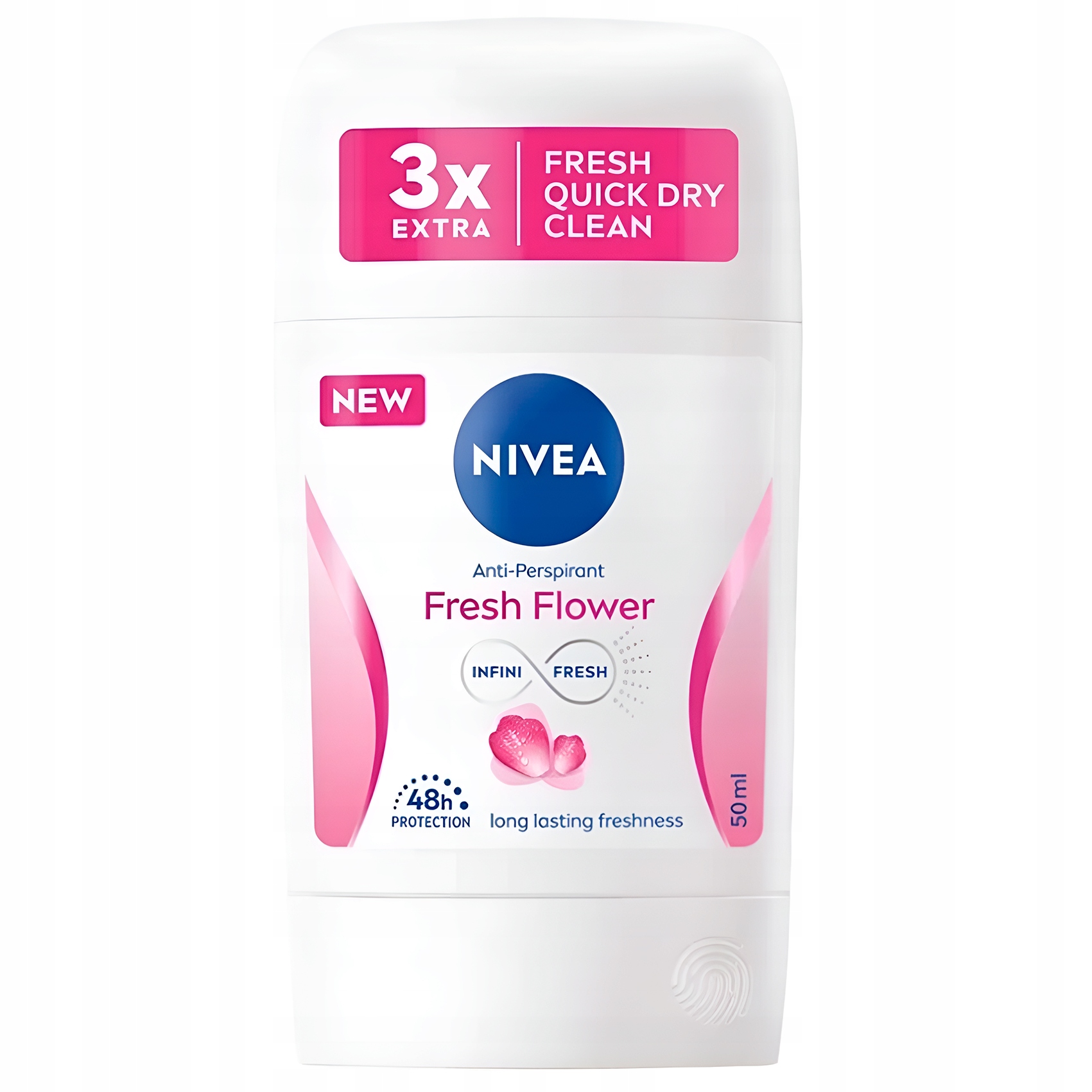Antiperspirant v tyčince Nivea Fresh Flower Infini Fresh 48H 50 ml