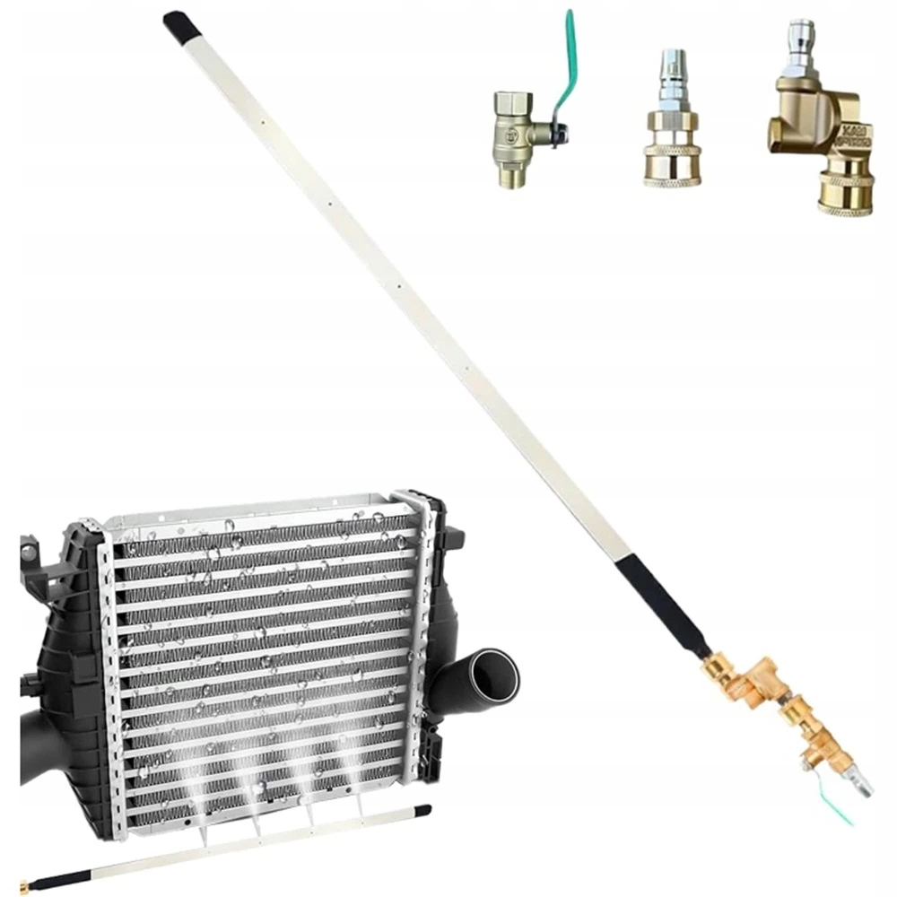 Lanca 1.2m do Mycia Chłodnicy Radiatora 4500 PSI Profesjonalny Zestaw