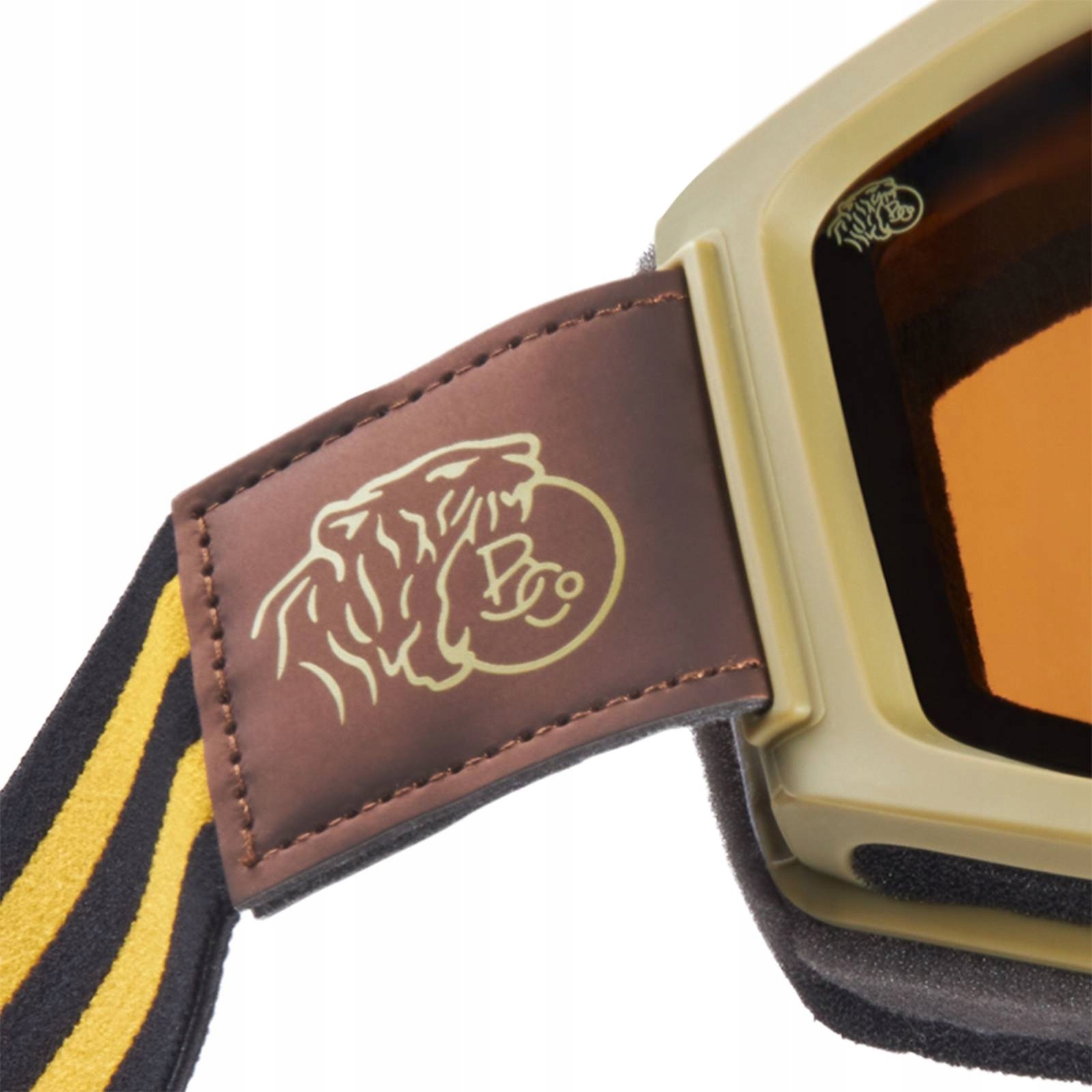 Gogle BROGER MONTANA GRN MAT/ORG/SLV GRATISY Typ retro