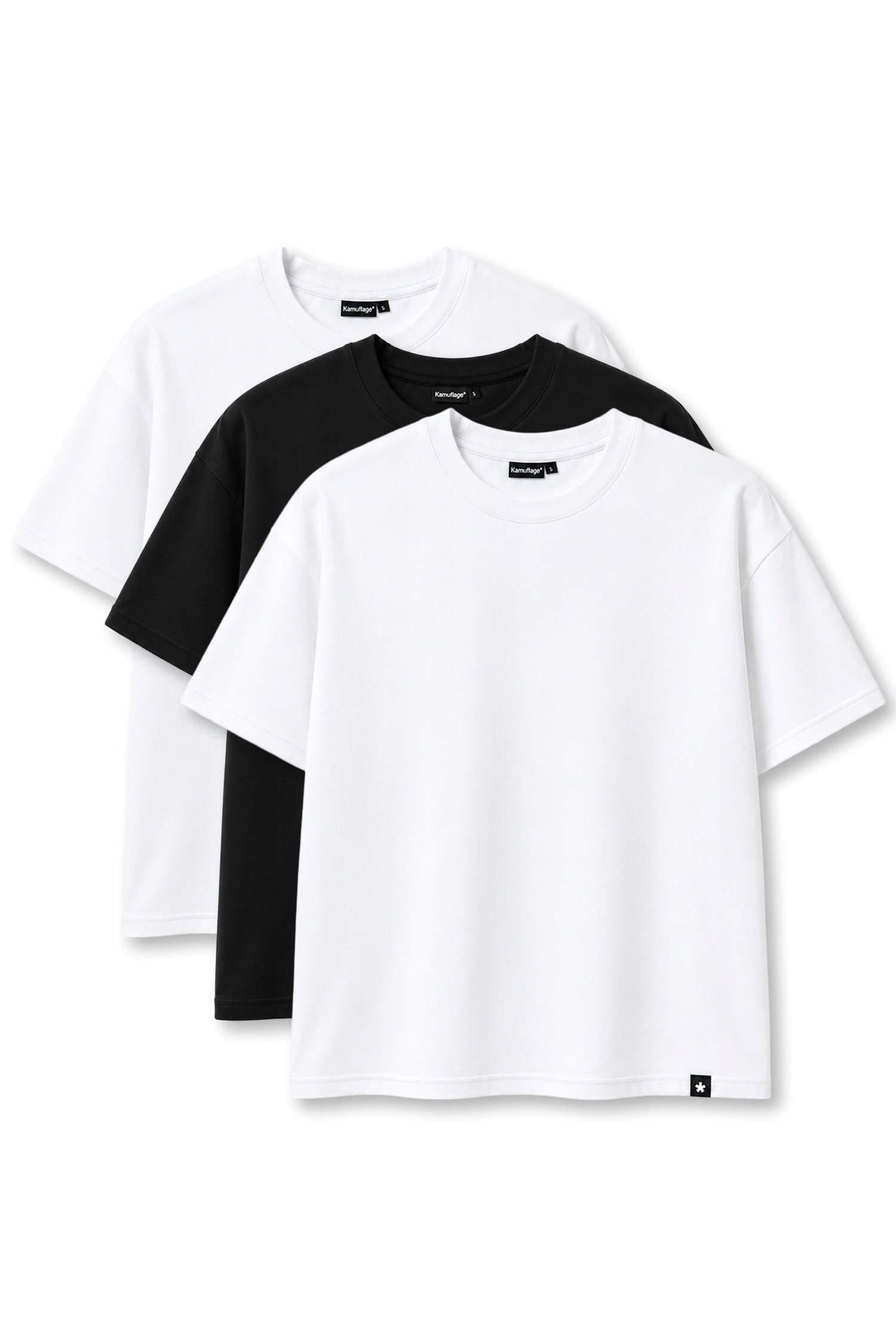 Kamuflage tričko Basic 3 Pak XL