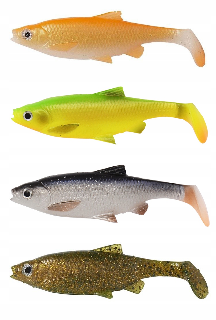 Zestaw Ripper 3D Sg Roach Paddle Tail 7,5cm 4szt