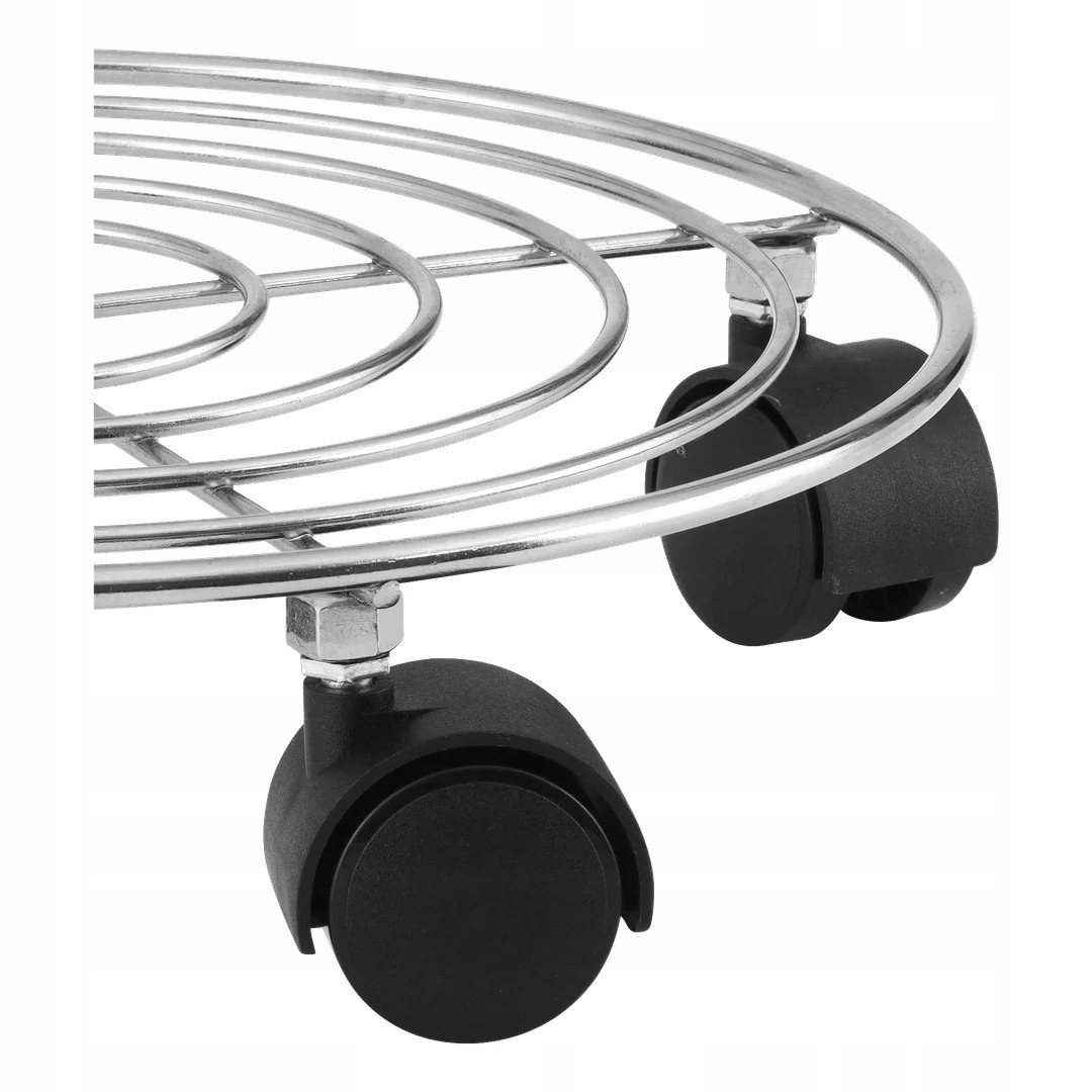 Platforma podstawka pod doniczki na kółkach 30cm metalowa Długość 30 cm