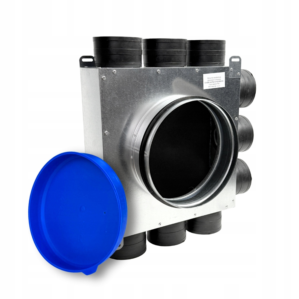 Rozvaděčový ventilační trubkový rozdělovač fi200 9x75 mm