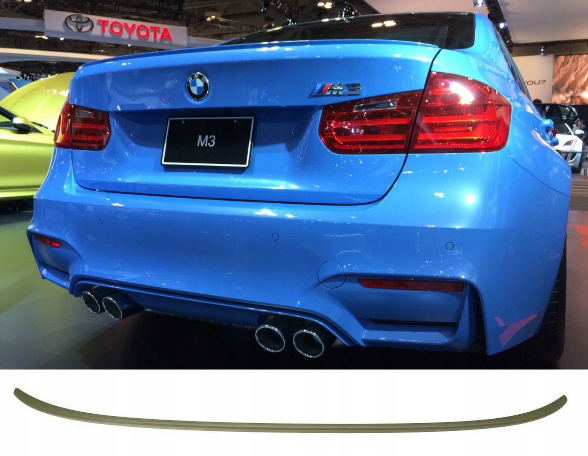 LIP SPOILER LOTKA KLAPY BMW F30 M3 Look ABS