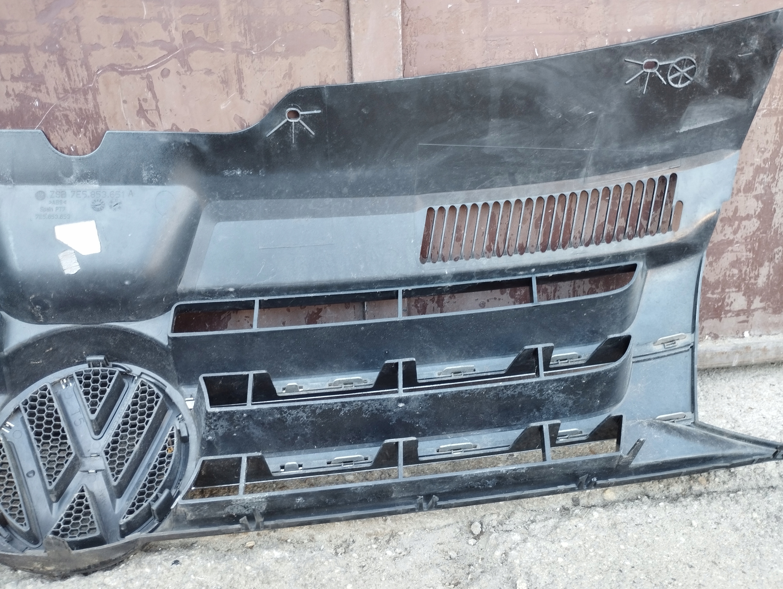 VW Transporter T5 Kühlergrill FRONTGRILL Kühlergitter 7E5853651A - Thumbnail 11