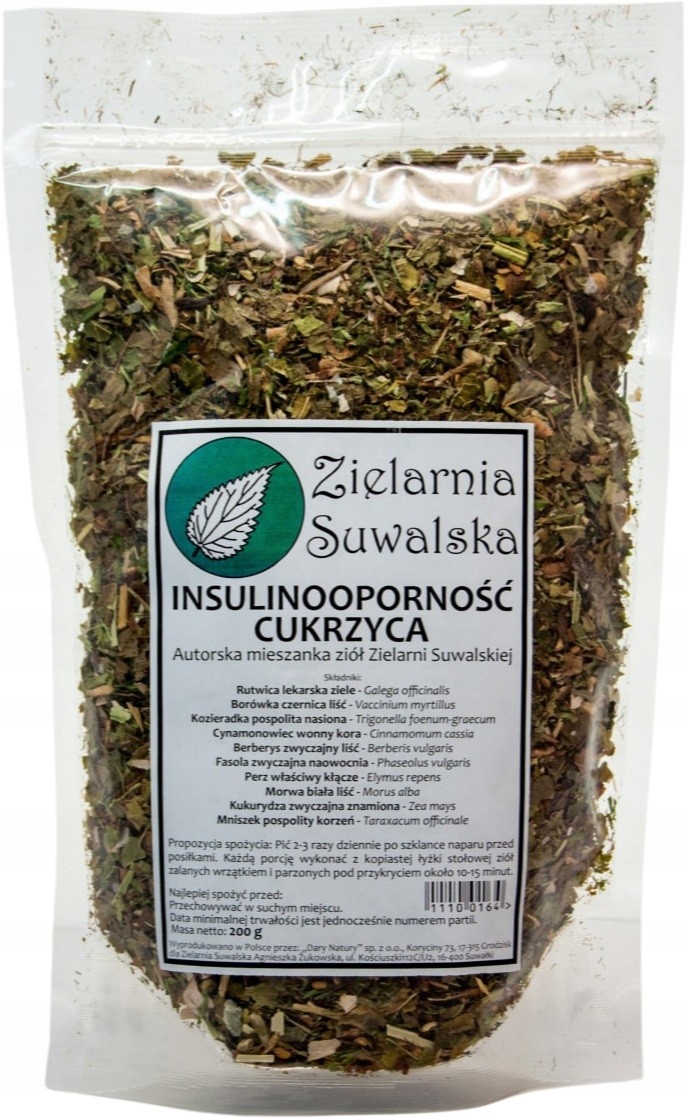 

Zioła Insulinooporność i cukrzyca 200 g Z.Suwalska