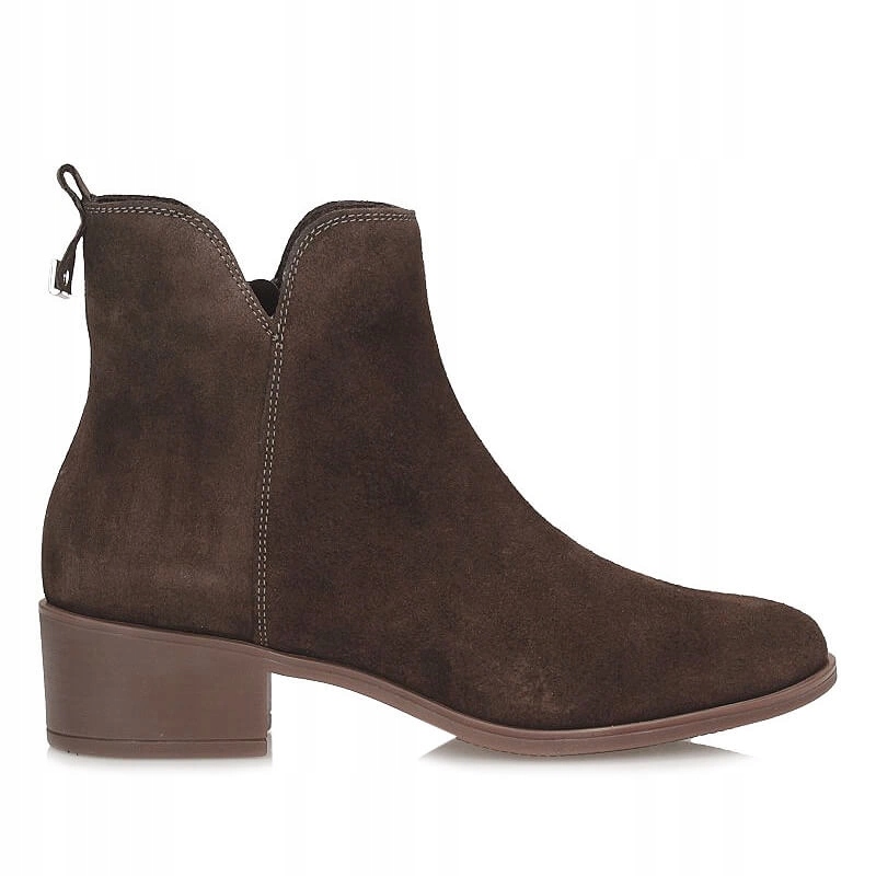 Klasické kožené Kotníkové Boty na podpatku Ryłko 3GVS8_Z_ _6TJF