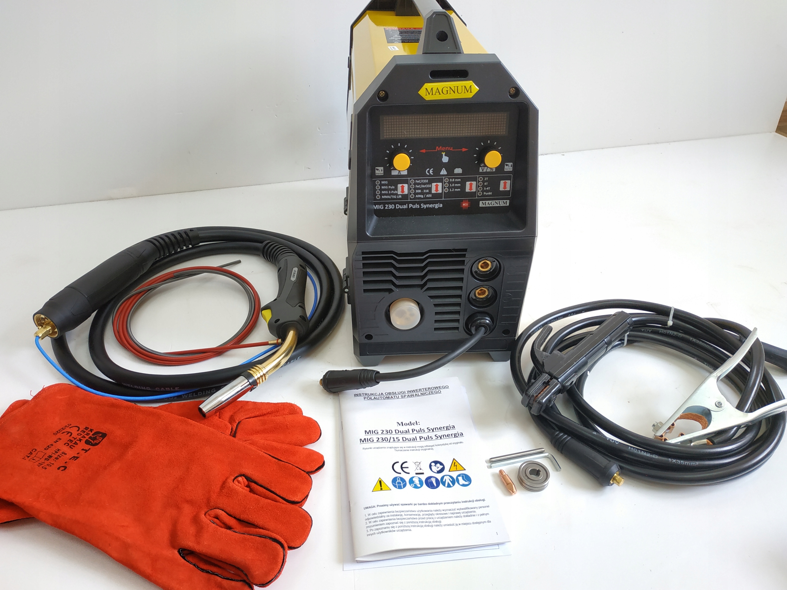 SPAWARKA MIGOMAT MAGNUM MIG 230 DUAL PULS SYNERGIA