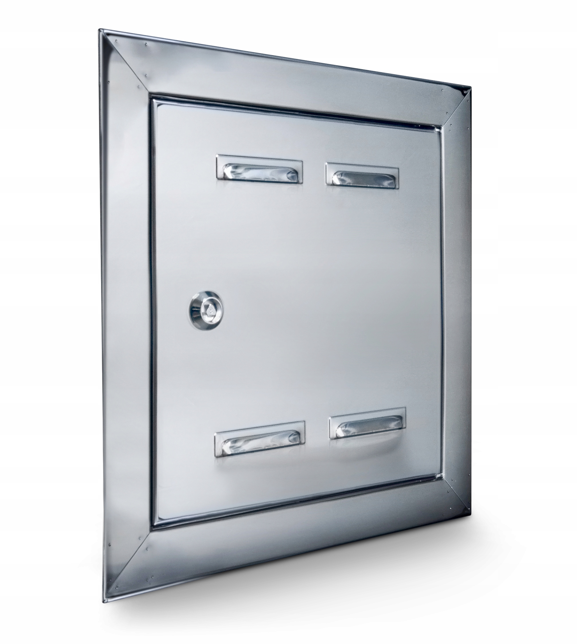 Plynová dvířka nerezová 35 x 35 cm s klíčem