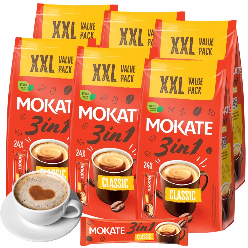 Ean_ Mokate Kaffee Classic 3v1 6 x 408g