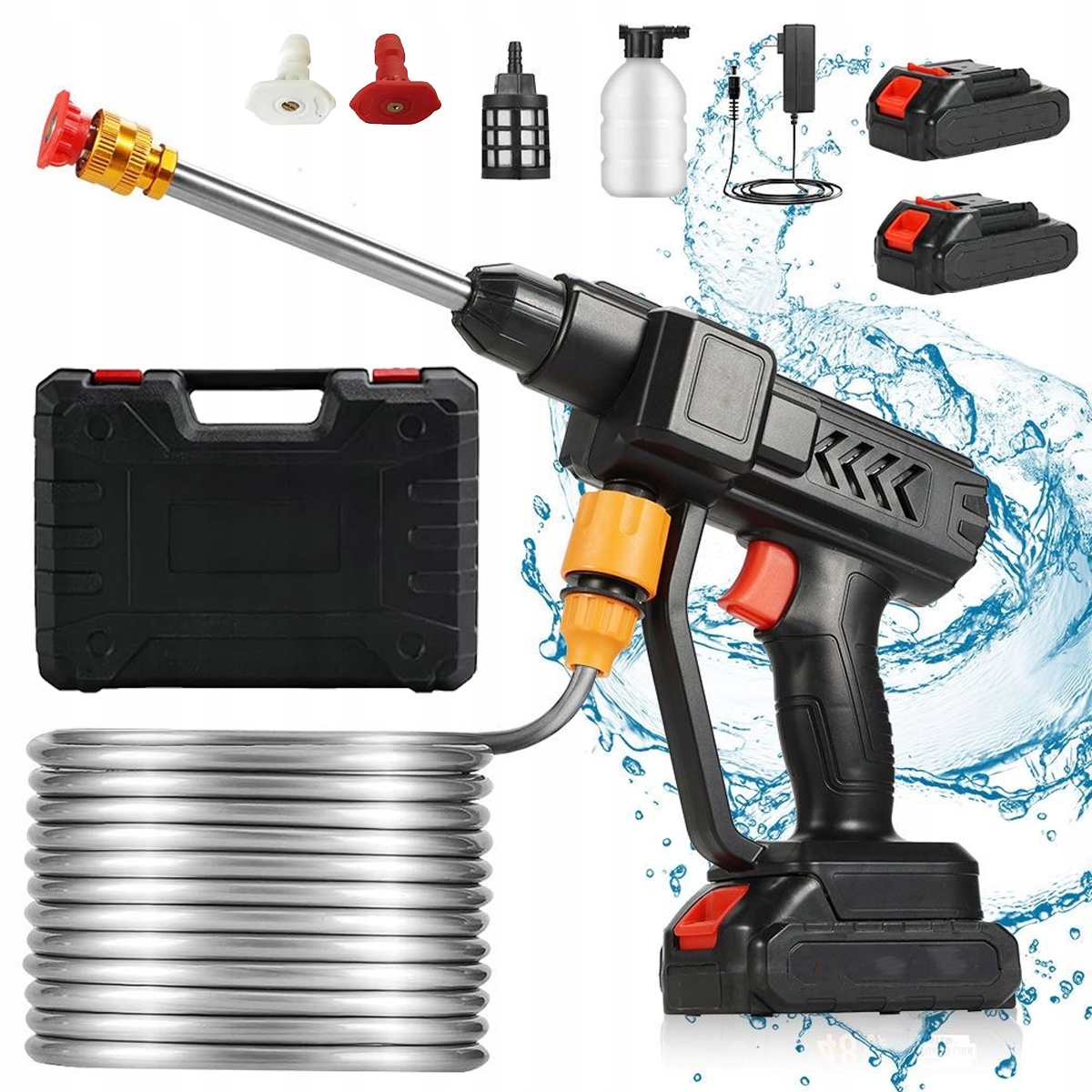 Myjka Ciśnieniowa Akumulatorowa Ogrodowa 24V Bezprzewodowa Walizka