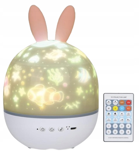 Uraqt Lampka Nocna LED Projektor Gwiazd Kosmos — miniatura 15