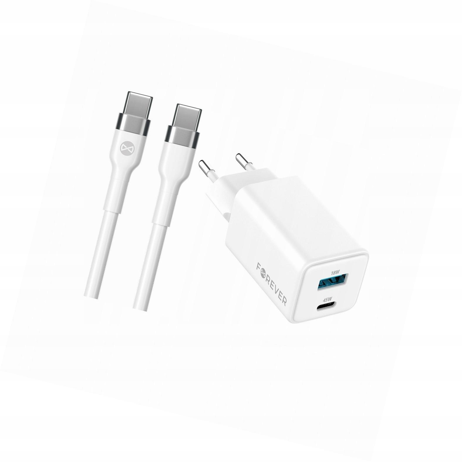 Szybka ładowarka GaN 45W Usb-c z kablem do Motorola Moto E7i Power