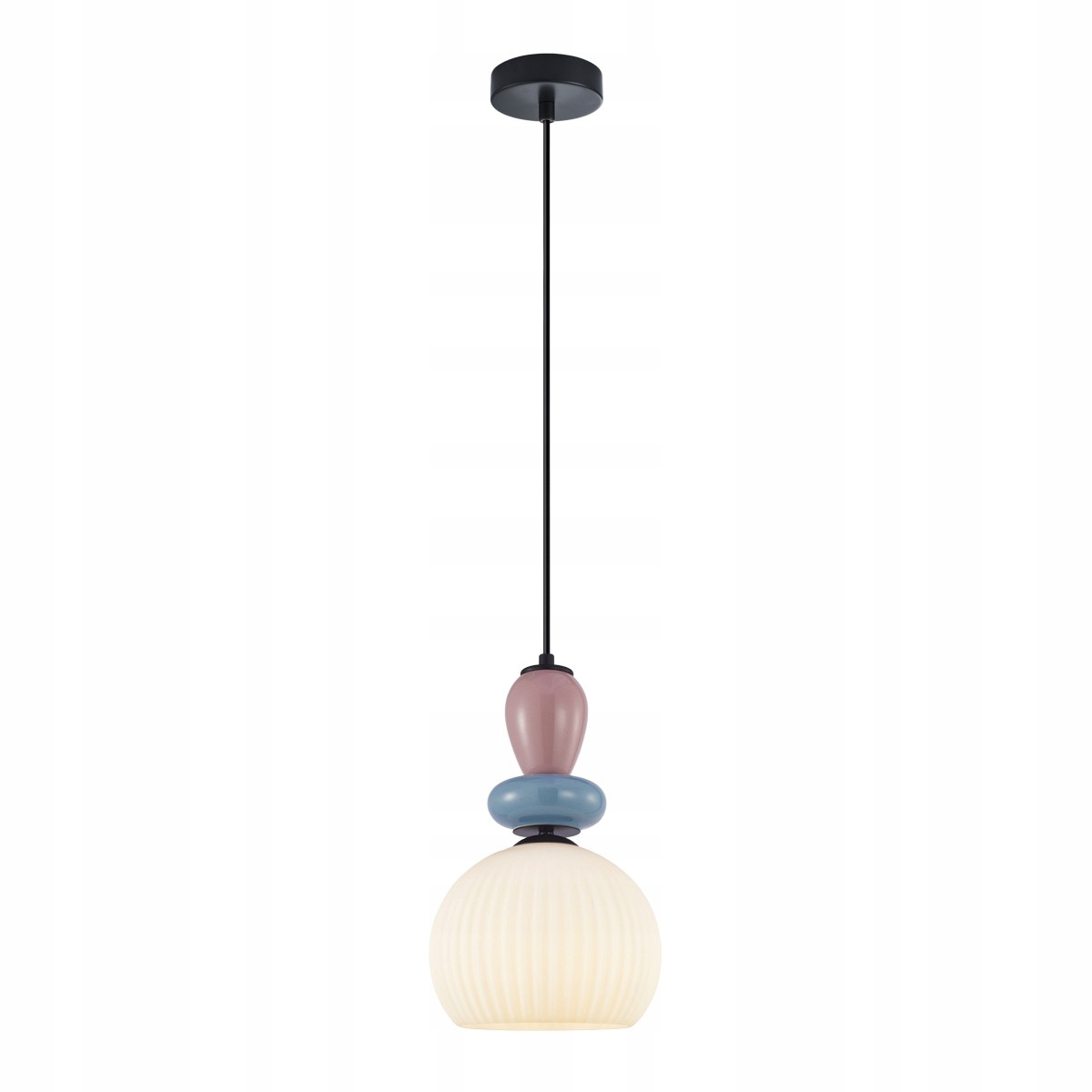 Domali PND-36816-1A-BK-WH Moderní závěsná lampa s porcelánovými stínítky