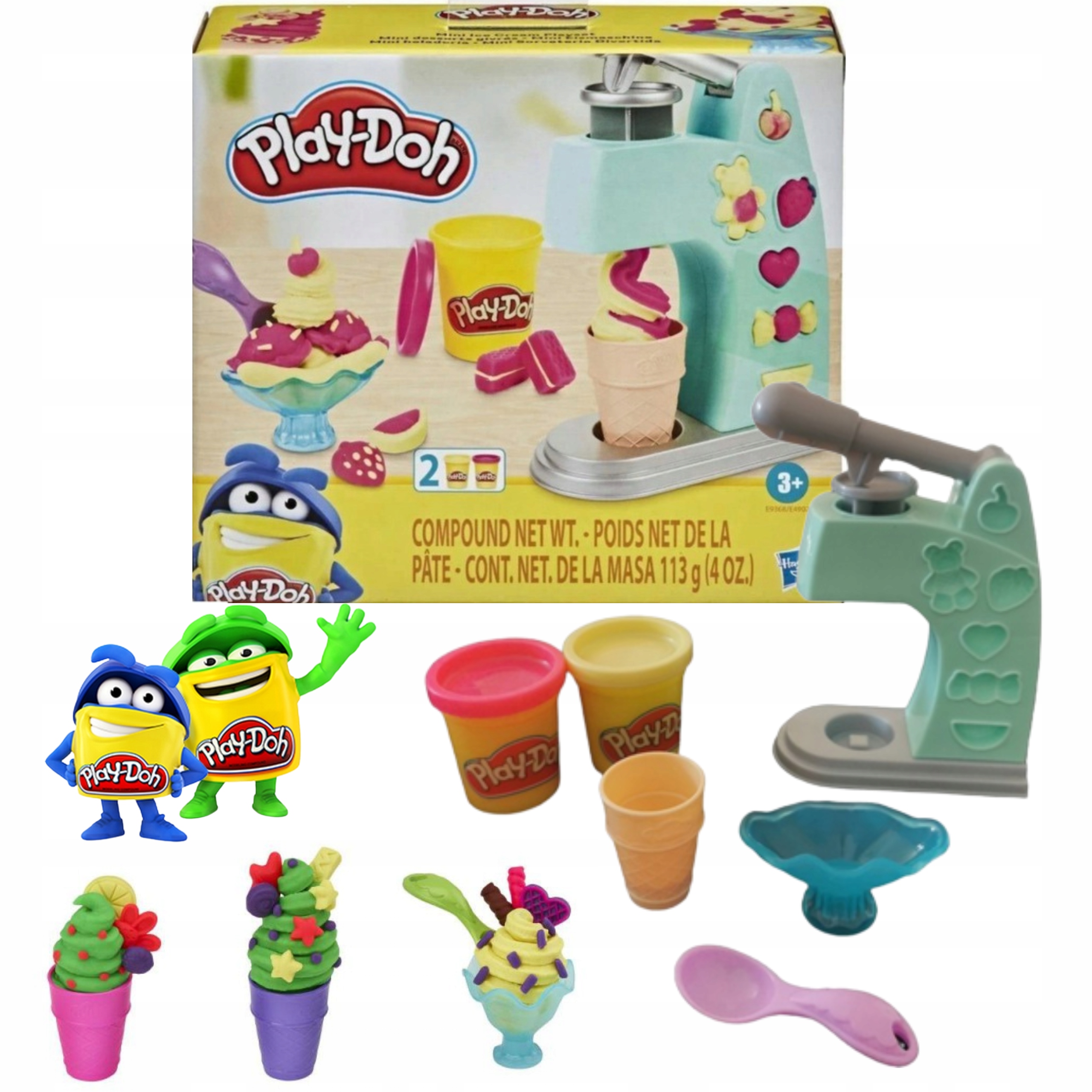 

Zestaw Play Doh Ciastolina Mini Lodziarnia Hasbro